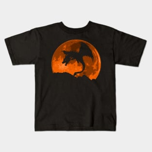 Moon Dragon Kids T-Shirt